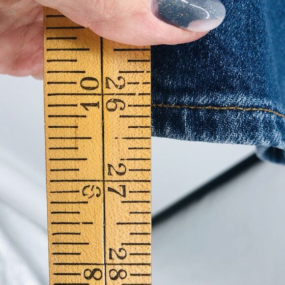 Agolde Jeans Women’s 30 Nico High Rise Slim Fit Button Fly Denim Medium Wash - Picture 4 of 9